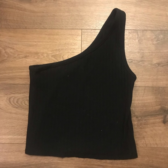 AE Ribbed One Shoulder Tank - Picture 4 of 4